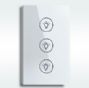 home automation, 3 keys, us style, touch swall switch+crystal te