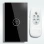 us style, 1 key remote touch wall switch, crystal tempered glass